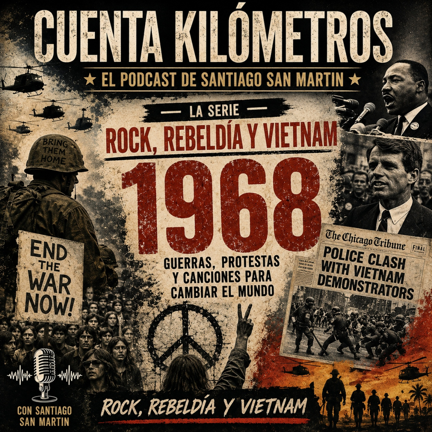 Rock, Rebeldía y Vietnam – 1968 – El año de las protestas masivas